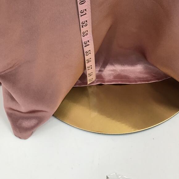 LULU'S SZ M Pink On the Guest List Mauve One-Shoulder Neck Maxi Dress NEW B97 - Picture 5 of 11